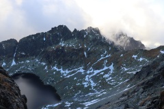 Furkotská dolina, Vyšné Wahlenbergovo pleso (2157 meters), autumn