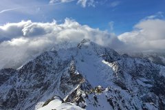 Jahňací štít (2230m), view to Karbunkulový hrebeň