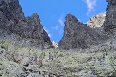Ascent to Pyšný štít (hard variant, not finished)