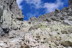 Ascent to Malý Pyšný štít