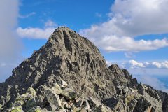 Malý Pyšný štít (2590 meters), view to Pyšný štít