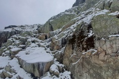 Start of the ascent to Priečne sedlo