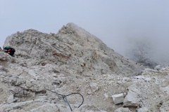 Via ferrata section (peak)