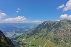 The descent towards Oberstdorf