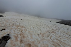 Snowfield obstructing the way