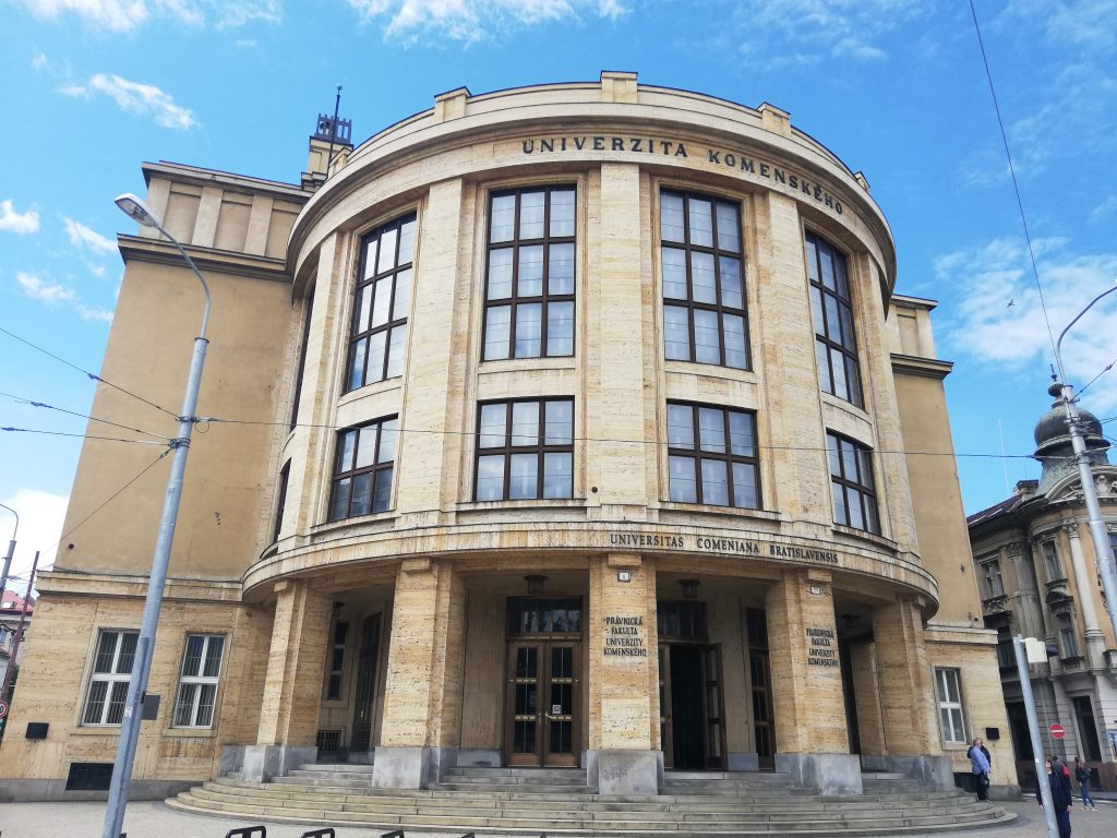 Comenius University in Bratislava (main building), Šafárikovo námestie