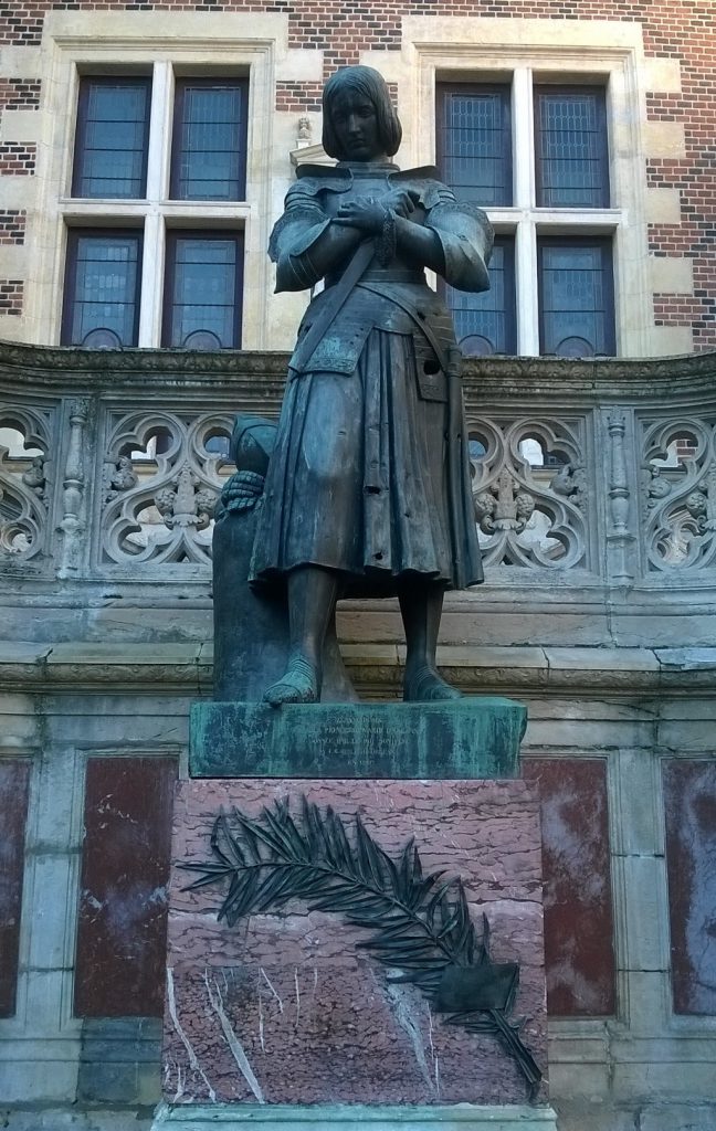 Jeanne d'Arc monument in Orléans (created by Marie d'Orléans), next to the Musée des Beaux-Arts