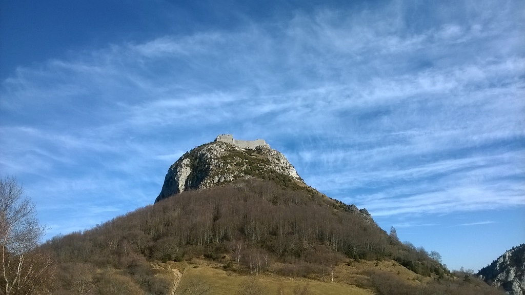 Château de Montségur, starting point for the ascent