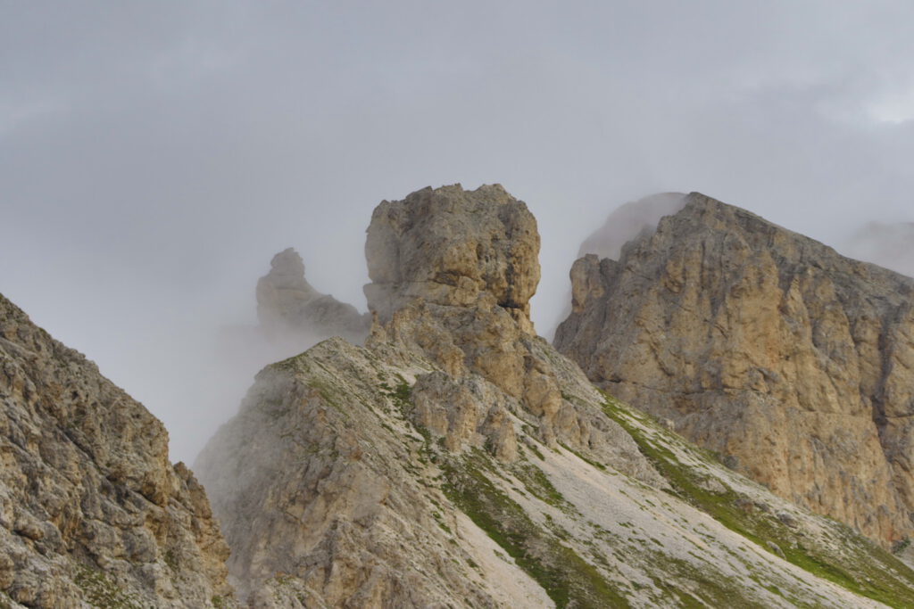 Aferer Geisler (Odle di Eores), approaching Tullen from the west