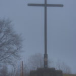 Cross on the Burgstall mountain (976 meters)