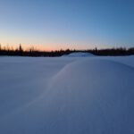 Sunset in Muonio (Finland)
