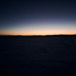 Sunset in Slagnäs (Sweden)