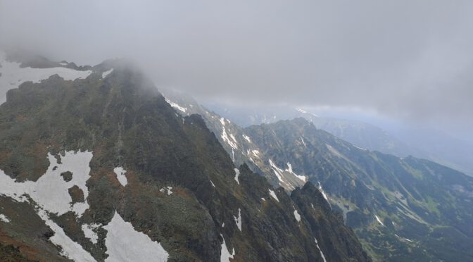 Ascent to Jahňací štít