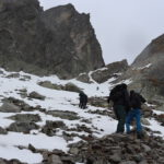 Ascent to Priečne sedlo