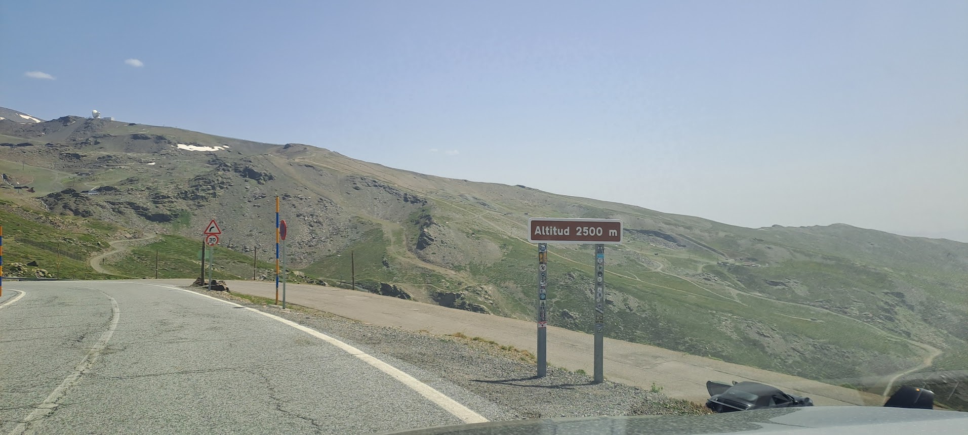 Parking lot on 2500 meters AMSL