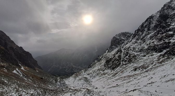 Ascent to Jastrabia veža (High Tatras)