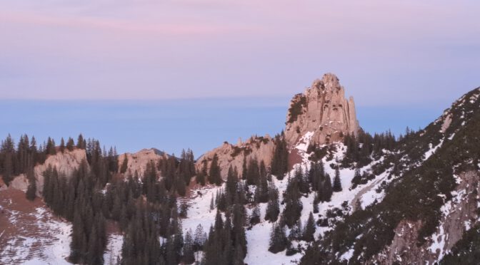 Ascent to Plankenstein (Bavarian Prealps)