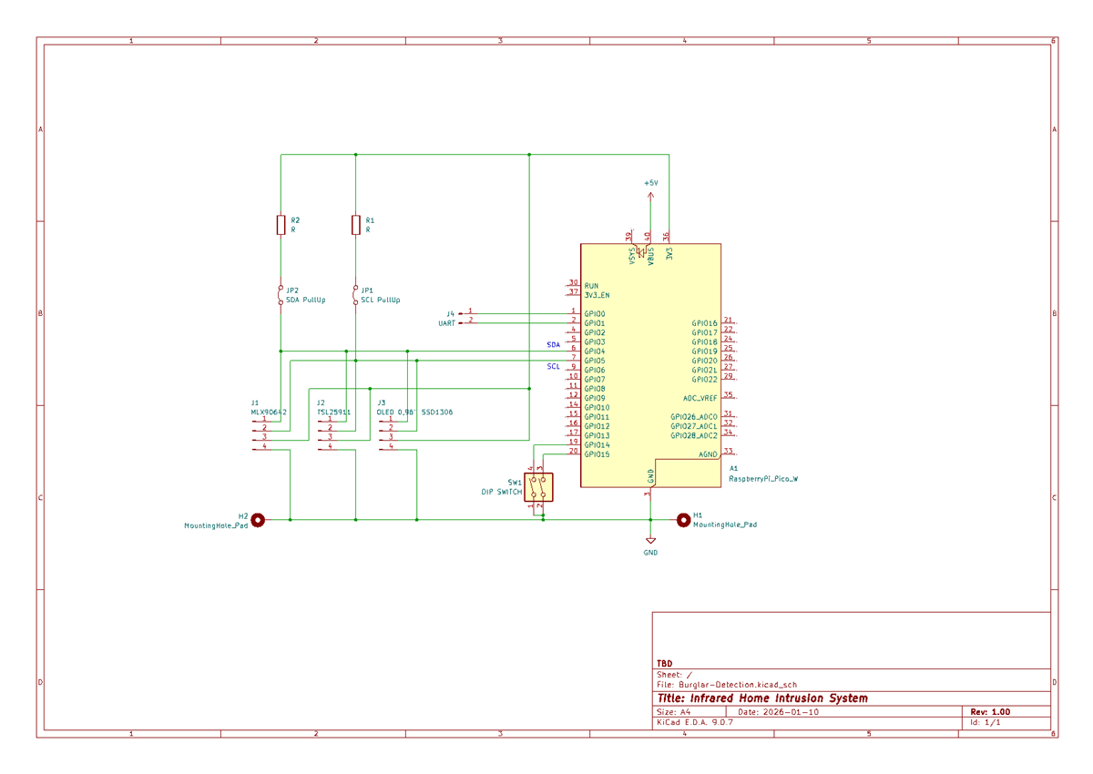 Schaltplan Einbrecheralarm (Rev.: 1.00)